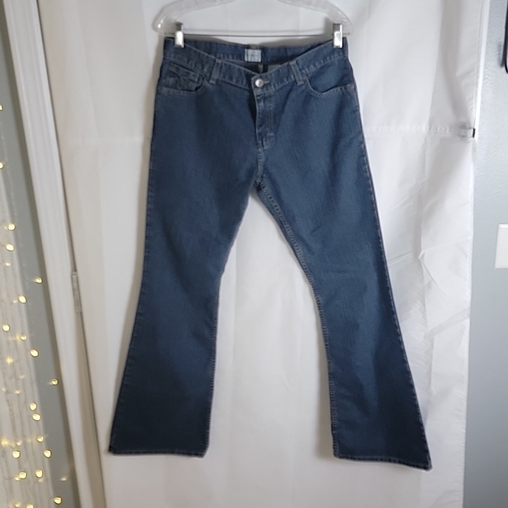 Calvin klein jeans medium wash flare leg jean